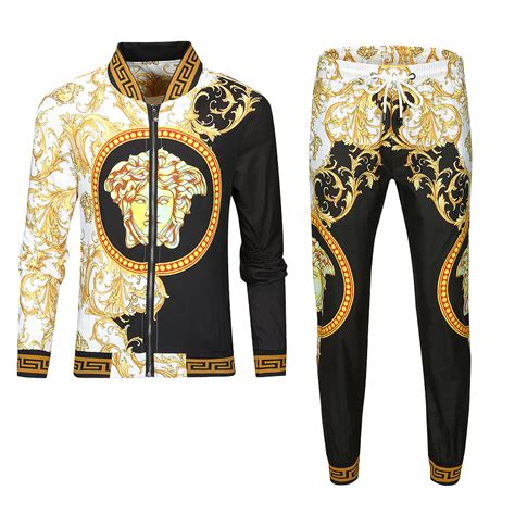 versace tracksuit mens with shoes|versace clearance for men.